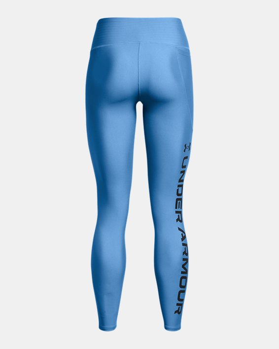 Women's HeatGear® Full-Length Leggings, Blue, pdpMainDesktop image number 5